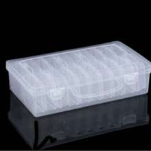 1 Set (14/20/30/44 Grid) Transparent Small Square Boxes, Tabletop Plastic Jewelry Storage Organizer Boxes, Cross-Border Specialized Household Use Gifts Women Girls Back To School