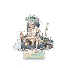 动漫 Dr.STONE SCIENCE FUTURE 亚克力立式模型板手办石上千空朝雾玄七海流水志志雄司角色扮演桌上展示礼品 - 彩色 - 查看 17