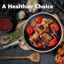 N Stick Frying Pans Set, Hybrid Pans Set Nstick (8+10+12inch),Skillets For Cooking, PFOA  Stainless Steel Kitchen Set, Dishwasher And Oven- Cookware Sets