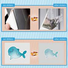 52PCS Marine Life Stickers Vinyl Stickers Scrapbook, Journaling, Laptop, Bumper, Skateboard, Water Bottles, Computer, Phone, Cartoon, Hard Hat, Car Stickers