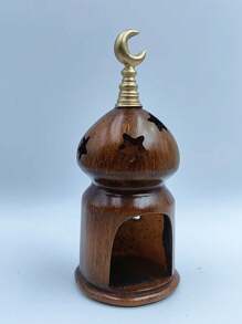 1 pieza Escultura de resina decorativa para festivales, decoración de festival, arquitectura creativa de estilo retro, apta para sala de estar, oficina o entrada - perfecta para festivales y ocasiones festivas - Multicolor - Ver 5