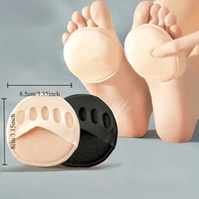 2/4 pezzi Sottopiedi in schiuma con cinque dita per donna, per scarpe con tacco alto, sottopiedi confortevoli per la cura dei piedi, inserti per calzini antiscivolo per le dita, must-have per sandali estivi con tacco, accessori per scarpe quotidiane, sottopiedi, calzini estivi per tacchi alti