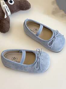 Toddler Flower Girl Dress Shoes - Girl Ballet Flats Party School Shoes Wedding