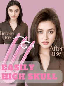 2 件自然蓬松发夹、头皮按摩梳、蓬松发夹、提起发根并增加发量、刘海造型工具、不损坏自然卷发、发型塑造器、男女通用造型配件、发刷、梳子、美发工具、理发沙龙美发产品和配件、美容旅行必需品、返校、旅行度假必需品、女士发饰