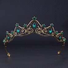 Bride Crown Stylish All-Match Rhinestone Crown, Minimalist High-End Dress Accessory, Photoshoot/Wedding Gown Hair Decor
