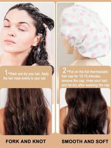 2 chiếc mũ ủ tóc nhiệt, làm bằng giấy bạc, thích hợp sử dụng tại nhà và salon, phụ kiện cho việc nhuộm tóc và ủ dầu nóng. - nhiều màu - Xem 6