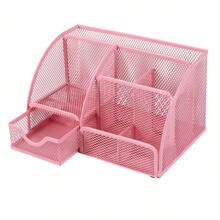 1pc Desk Organizer, Office Desk Organizer With Drawer, Pen Holder, Large Space Desk Accessories And Workspace Organizers, Desk Organizers And Accessories For Office, Home, School, Office Desk Accessories And Desk Supplies, Desk Organization, Office Supplies Organizer And Office Accessories For Women, Men, Students Back To School - Multicolor - View 16