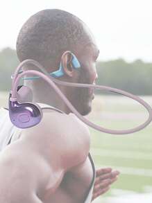 G-Ti-AC01 Wireless Bluetooth Headphones With Clip, Over-Ear Design. - Purple - View 1