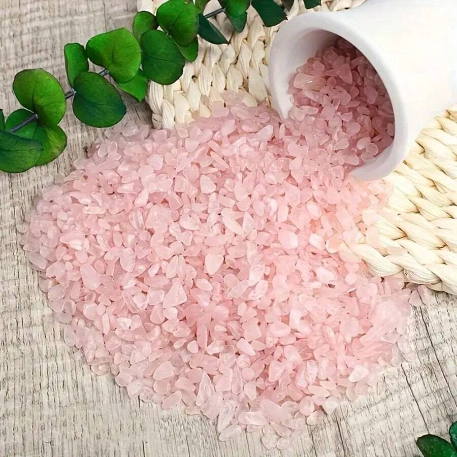 Crystal Jewelry, Pink Crystal Crafts, Suitable For Use As Flowerpot Stones, Succulent Filling Stones, Fish Tank Bedding Stones, Garden Decorations, Holiday Gifts, Home Decorations, Are Romantic Gifts For Girlfriends