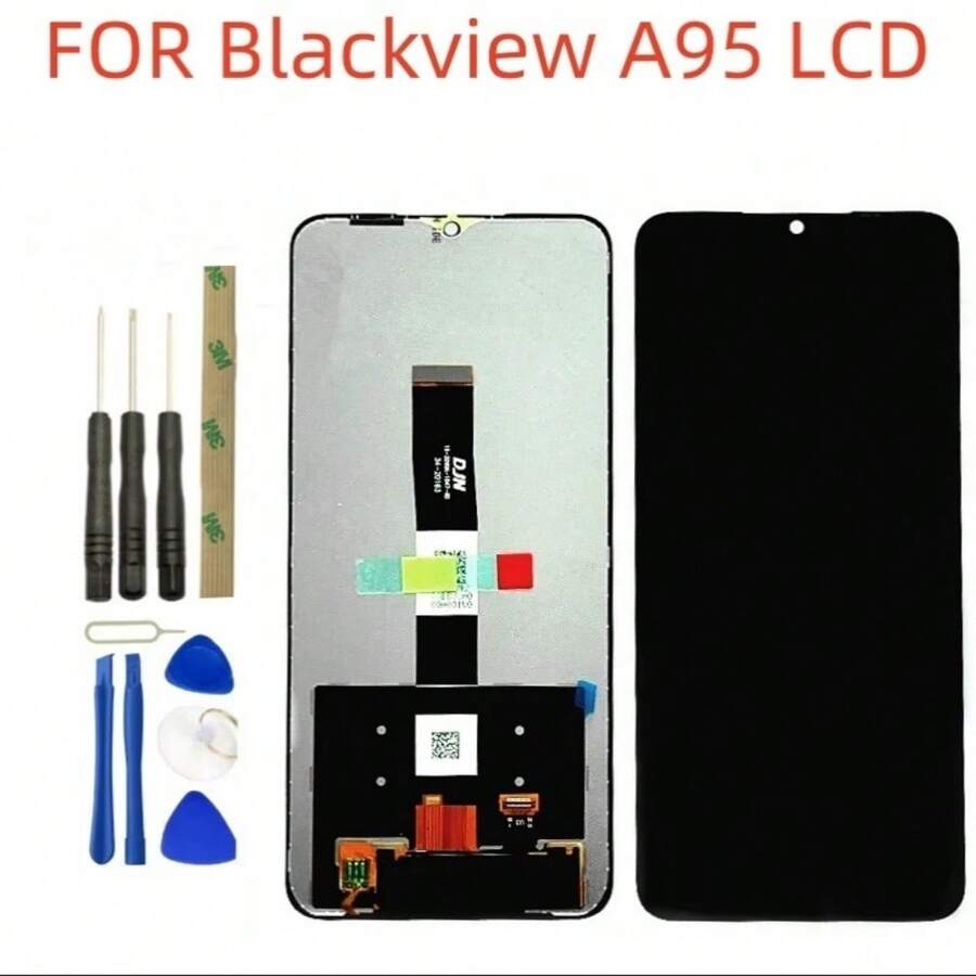 Screen LCD Blackview A95 LCD Display With Touch Screen Digitizer Assembly Spare Parts Sensor Blackview A95 Display Parts LCD - Black - View 1