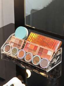 1 件化妆品多层收纳盒、太阳镜收纳盒、亚克力展示架、眼镜和精油架、化妆品收纳盒、梳妆台收纳盒、化妆品收纳架、储物盒、化妆品收纳盒、收纳盒 - 彩色 - 查看 11