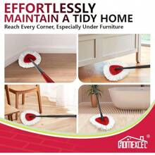 HOMEXCEL Mop Replacement Heads Compatible With O-Cedar EasyWring Spin Mops 3 Pack-Washable Microfiber Spin Head Refills-Easy Cleaning Mop Head Replacement - 8 - 查看 6