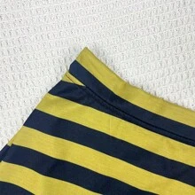 Medium & Large Dog Round Neck Striped Short Sleeve Breathable T-Shirt