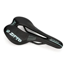 ZTTO MTB Road Bike Saddle Bicycle Seat PU Leather Hollow Breathable Ultralight Seat Cushion Soft Cycling Bike Racing Saddle Seat