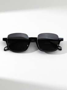 1 副女士方形半框复古百搭街头风格海滩派对装饰时尚眼镜 - 彩色 - 查看 5