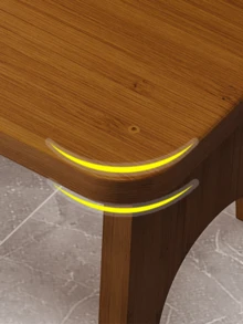 1PC Bamboo Toilet Stool Squat Adult,Portable Toilet Potty Stool,Constipate Helper Stool For Bathroom,Curved Build, Bump-Proof - Stool - View 9