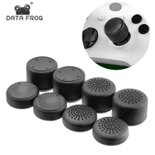 DATA FROG 8 件装游戏手柄拇指摇杆握把帽适用于 PS 5 硅胶防滑模拟橡胶握把帽适用于 PS 4/Xbo X 系列 X/S 控制器 - 彩色 - 查看 2