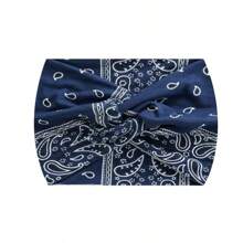 1 pièce/4 pièces Set Bandeau de yoga antidérapant pour femmes avec motif fleur de noix de cajou dans un style bohème, design croisé respirant, essentiel pour le fitness et les sports de vacances