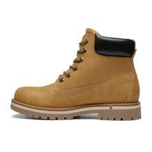 Botas Clásicas de Invierno y Otoño para Hombre, Botas de Trabajo al Aire Libre 2.0 - Amarillo - Ver 4