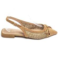 Fashionable Versatile Casual Bow Decor Flat Sandals - Camel - View 3
