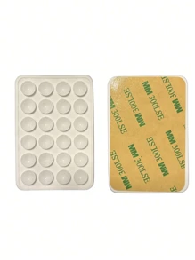 1 Stück Silikonkopf Saugnapf Magnetisches Handyhülle Halterung, ultra dünn mit Magnetaufkleber, geeignet als magnetischer Telefonständer für Videoselfies