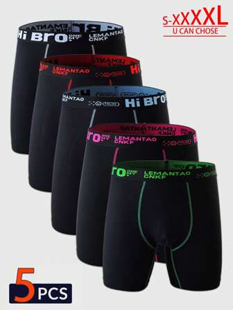 Bóxers para hombre, paquete de 5 calzoncillos clásicos tipo bóxer para hombre
