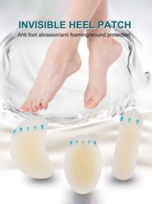 4/5/12/20Pcs Gel Guard Heel Pads,Blister Prevention Cushioned Patch, For Foot Toe Heel Blister Recovery And Prevention Guard Skin Rubbing