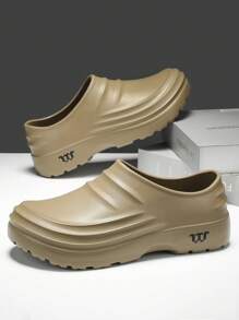Waterproof, Anti-Slip, Oil-Resistant Chef Shoes For Men - Khaki - View 8