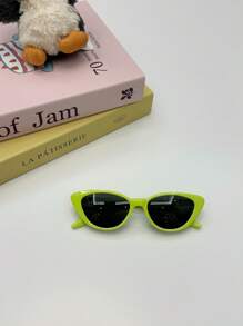 1 Pair Cat Eye Style Fashion Glasses For Children, Daily Decor & - Multicolor - View 5