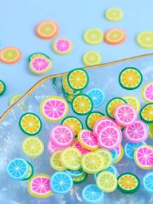 6 شرائح طين ناعمة، بتصميمات قلب وفاكهة وزهرة لتزيين الأظافر، ملصقات أظافر رقيقة، ديكور أظافر جل، مواد ملء طين بلوري، إكسسوارات وجواهر للأظافر