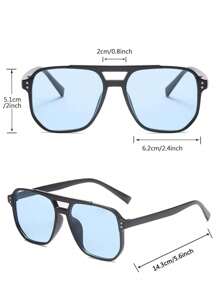 3 pares de gafas graduadas de doble haz oversize, de ajuste elegante y cómodo para adolescentes