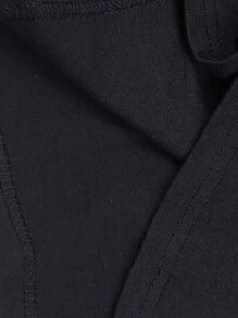 Mother's Day Special: 'MAMA' Leopard & Floral Print Casual Black Tee For Women - Soft Cotton, Crew Neck, Short Sleeve, Machine Washable - Printing T Shirts - 黑色 - 查看 6