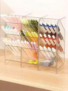 全新口红、珠宝和化妆品桌面收纳架、镜柜、浴室梳妆台 - 彩色 - 查看 6