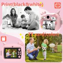 儿童相机，可即时打印儿童相机，可打印照片，适合 3-12 岁儿童作为玩具相机，以及数码相机作为生日和圣诞节礼物，适合 3 4 5 6 7 8 9 10 11 12 岁男孩和女孩，返校 - X5D - 查看 8
