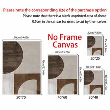 3pcs Have Framed Canvas Painting And Poster, Ready To Hanging, Bohemian Style - Abstract Graphic Art Home Decor, Wall Art, Room Decor, Home Murals, Hd Printing, Ideal For Gifts, Living Room, Bedroom, Dining Room, Office Decoration Picture, With Frame Birthday Graduation