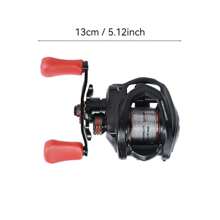 NamVo Commander Water Drop Baitcast Reel, Versatile Long Distance Casting Spinning Reel With Fishing Line - Black - View 8