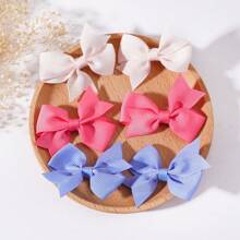 20/30/40 件儿童可爱蝴蝶结发夹，可爱婴儿婴儿发饰，生日派对礼物，学校风格女孩发饰，混合颜色 - 彩色 - 查看 4
