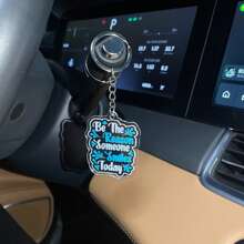 1 件创意个性化字母钥匙扣适用于多种场合汽车钥匙链挂件配件