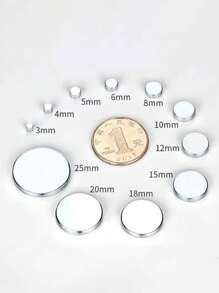 [热门选择] 30 件 6x2 毫米超强钕磁铁 - 适用于工艺品、办公室和家居装饰 - 彩色 - 查看 4