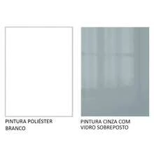 Madesa Gabinete De Cocina Integral Completa 260cm Lux Color Blanco Gris 08 - Blanco y Gris - Ver 10