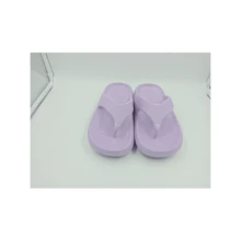 Women's Ladies Houndstooth Flip Flops Sandals Comfortable Soft Fashion For Bath And Beach - 紫丁香色 - 查看 8