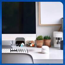 1 hộp đựng bút để bàn, hộp đựng bút chì kẹp, hộp đựng đồ dùng văn phòng dính, bộ hộp đựng đồ để bàn bằng nhựa PP có keo dán chắc chắn và cạnh tròn - Nhiều màu - Xem 6