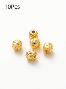 2/10Pcs 14K /18K Golden Plated Brass Beads Strawberry Grain Beads Spacer Beads DIY Phone Chain Bracelet For Jewelry Making Supplies Beads & Bead Assortments - Bead - View 9