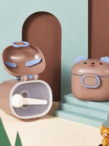 1pc Household Bear Shaped Powder/Milk Powder Storage Container
