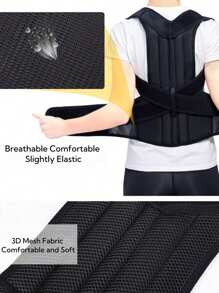 ComfortFit Spring And Summer Posture Corrector For Men &Women - Adjustable, Breathable Orthopedic Brace - Seamless Upper Back, Spine, Neck &Shoulder Support - Ideal For Daily Wear, Clavicle Stabilization - Promotes Healthy Posture, Prevents Slouching,Tank Top,Men's And Women's Training Uniforms,Men's And Women's Tops Waist Trainer Tummy Control Exercise Waist Belt Waist Trimmer Workout Belt