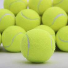 4 Stücke, Tennis, Anfänger Trainingsball, hohe Elastizität und Verschleißfestigkeit, Massageball für Haustiere