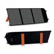 UAPOW 100W Portable Solar Panel - Foldable Paneles Solares With Adjustable Kickstand High Efficiency 22% For Camping RV Marine Backyard