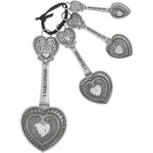 ER48885 Zinc Measuring Spoon- 4 Piece Set