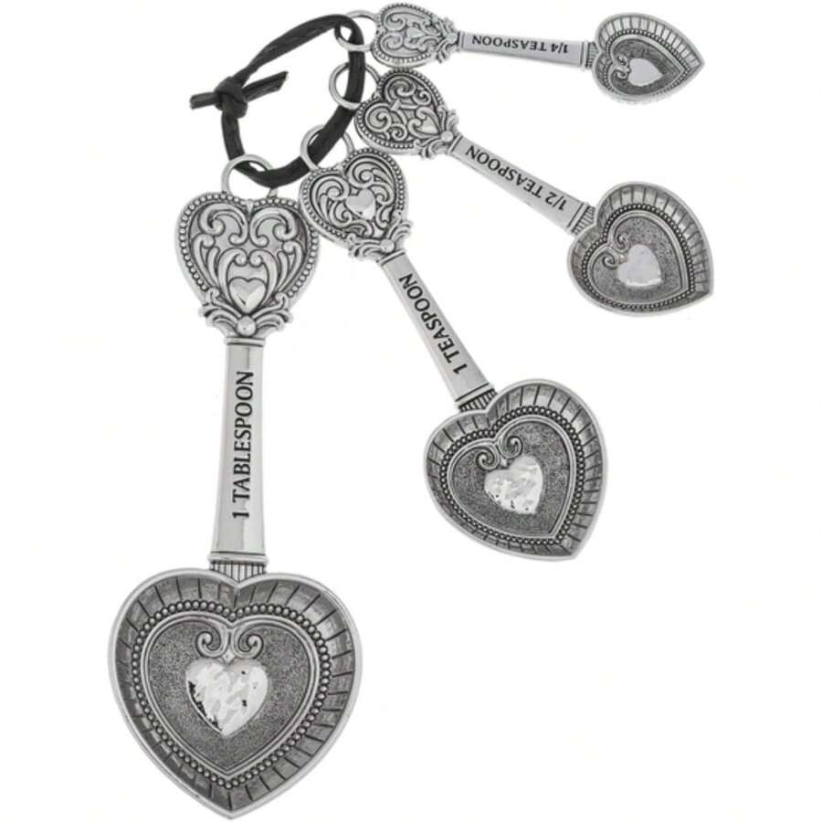 ER48885 Zinc Measuring Spoon- 4 Piece Set