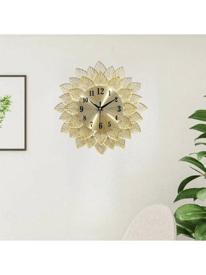 1pc Moderne Silent Metal Wand Klok (33CM/13 Inch) AA Battery Powered ative Clock, Stylish Living Room/Dining Room/Bedroom/Study Mounted Ideal Home ation Birthday Graduation Room Bedroom Dormitory Back To School Surprise Supplies view 3